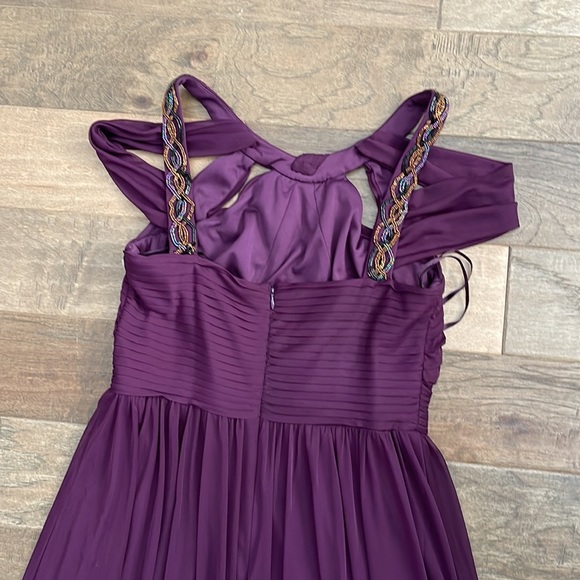 Alex Evenings Beaded Halter Long Gown, size 12 - Picture 6 of 6